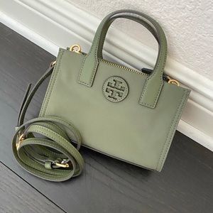 Tory Burch Ella Nylon Mini Tote Crossbody Bag